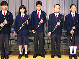 Matthew Liu with his classmates 