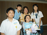 Dr. Rosanna Wong with the Felix Wong award winners