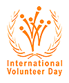 International Volunteer Day Logo
